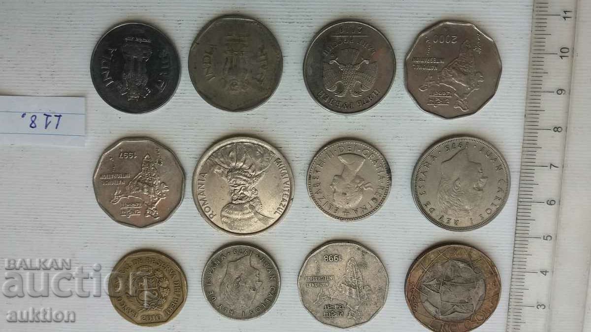 ΣΥΛΛΟΓΗ 12 ΞΕΝΑ ΝΟΜΙΣΜΑΤΑ ΙΤΑΛΙΑ, ΙΝΔΙΑ, ΡΟΥΜΑΝΙΑ - 6