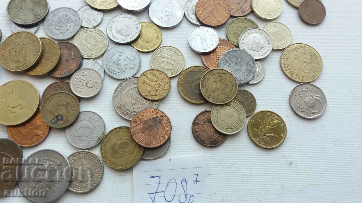 A COLLECTION OF 70 FOREIGN COINS - 5 A COLLECTION OF 70 FOREIGN COINS - 5