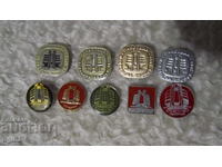 Лот Значки "Панорамата"  Плевен