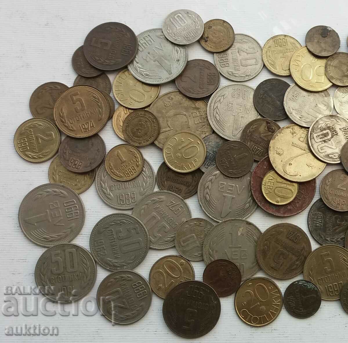 A COLLECTION OF 120 NUMBERS OF DIFFERENT SOC. COINS - BULGARIA with price 29.99 BGN | € 15.33