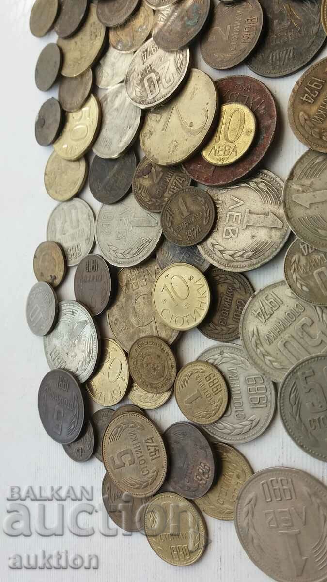 A COLLECTION OF 120 NUMBERS OF DIFFERENT SOC. COINS - BULGARIA - 5
