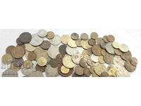 A COLLECTION OF 120 NUMBERS OF DIFFERENT SOC. COINS - BULGARIA