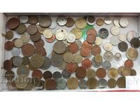 A COLLECTION OF 120 FOREIGN COINS