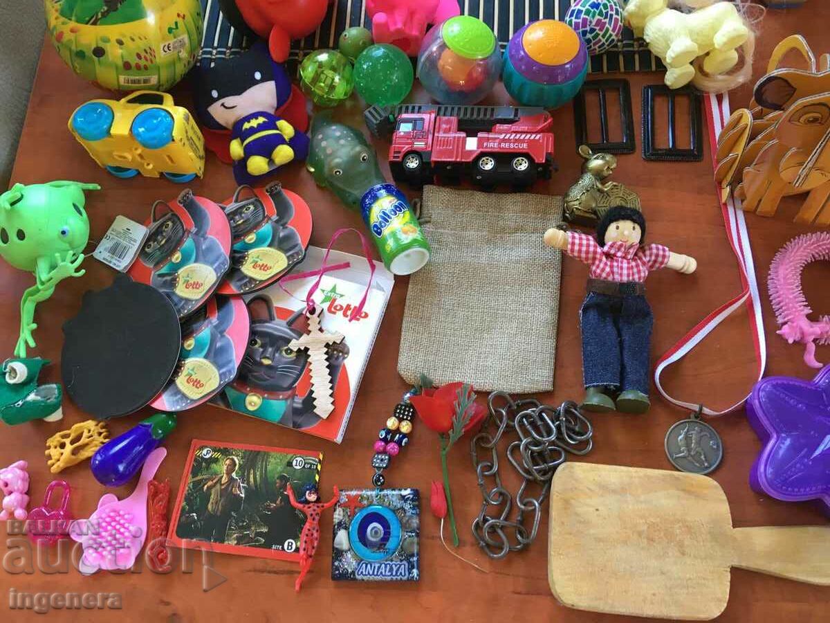 LOT OF TOY PADS BALLS ETC with price 16.00 BGN | € 8.18 LOT OF TOY PADS BALLS ETC with price 16.00 BGN | € 8.18
