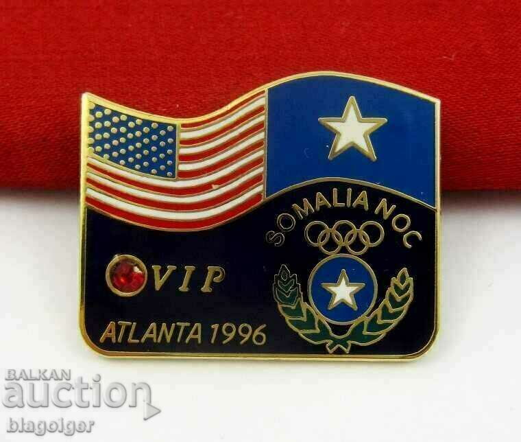 Olympic Badge-Somalia Olympic Committee-VIP-Limited with price 22.00 BGN | € 11.25
