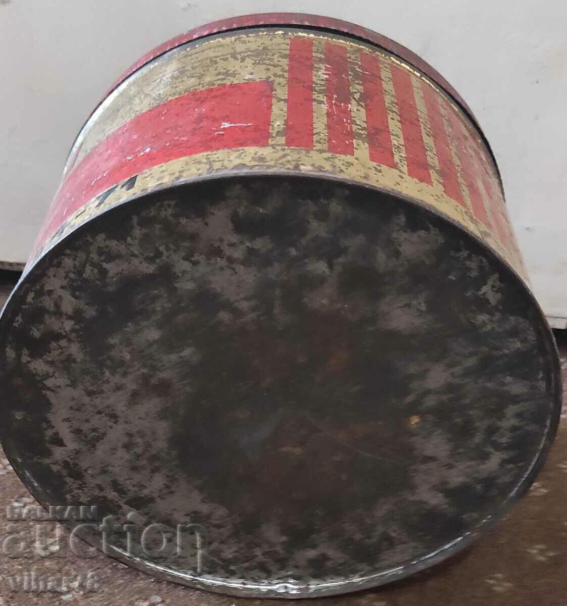 OLD METAL BOX-TAHAN HALVA - 5 OLD METAL BOX-TAHAN HALVA - 5