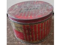 СТАРА МЕТАЛНА КУТИЯ-ТАХАН ХАЛВА