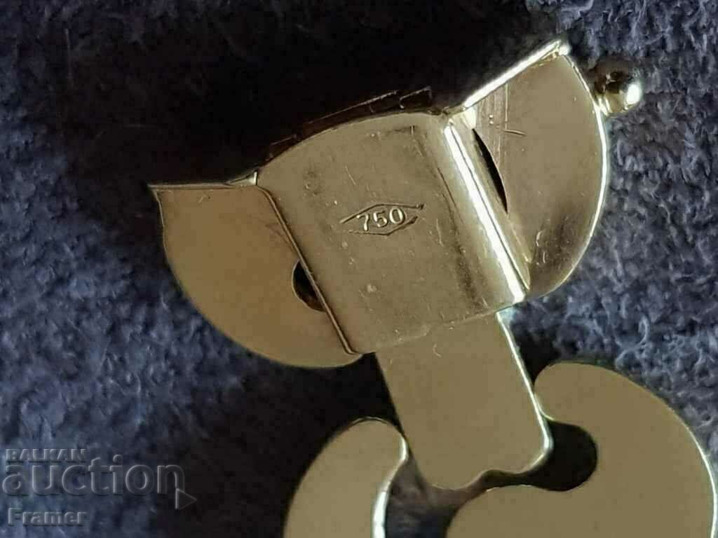 18Κ ΧΡΥΣΟΣ Κομψό ΜΑΣΙΦ Γερμανικό χρυσό βραχιόλι με αλυσίδα - 5 18Κ ΧΡΥΣΟΣ Κομψό ΜΑΣΙΦ Γερμανικό χρυσό βραχιόλι με αλυσίδα - 5