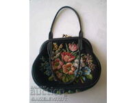 Vintage hand embroidered handbag Germany