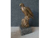 Bogomil Zhivkov Guardian Falcon 2017 sculpture signed