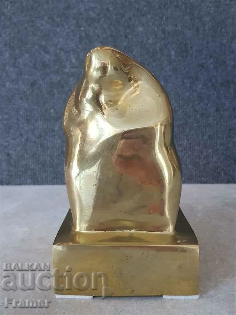 Auction Velichko Minekov Female figure Unique sculpture signed Auction Velichko Minekov Female figure Unique sculpture signed