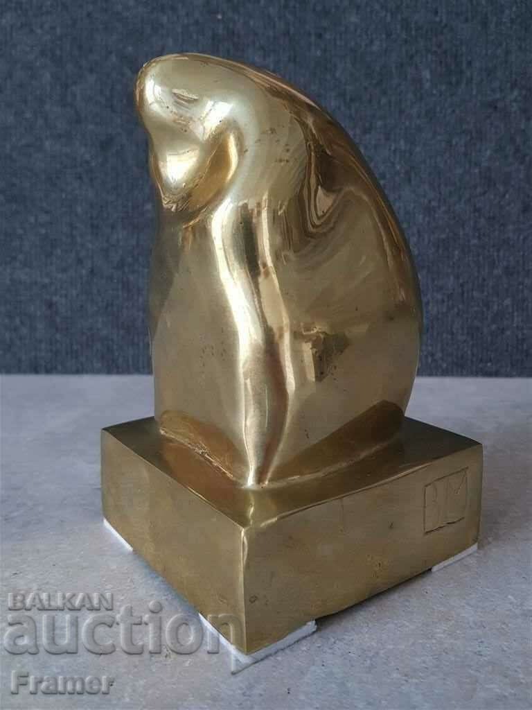 Velichko Minekov Female figure Unique sculpture signed