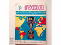 Football program World Cup Mexico 1970 Bulgaria