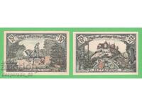 (¯`'•.¸NOTGELD (гр. Bad Elgersburg) 1921 UNC  -2 бр.банкноти