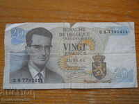 20 franci 1964 - Belgia ( VG )