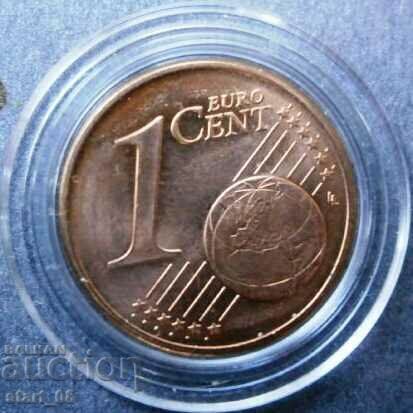Германия 1 евроцент 2002