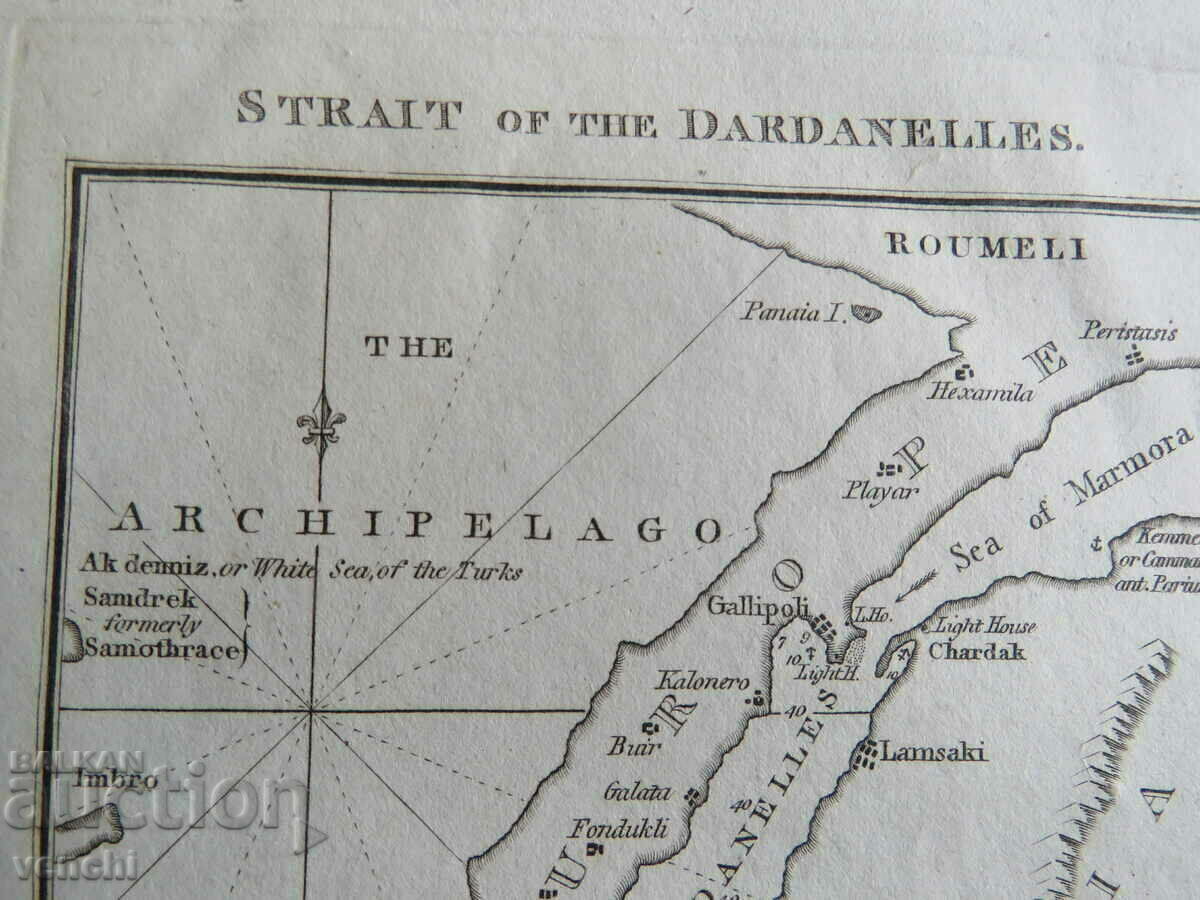 Licitație 1811 - Harta Dardanele = original +