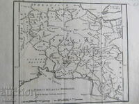 1797 - Map of Phocis, Greece - original