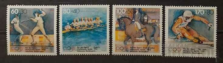 Γερμανία 1992 Αθλητισμός/Ολυμπιακοί Αγώνες/Άλογα/Πλοία/Βάρκες MNH