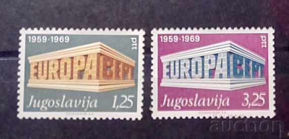 Югославия 1969 Европа CEPT Сгради MNH