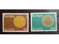 Islanda 1970 Europa CEPT MNH