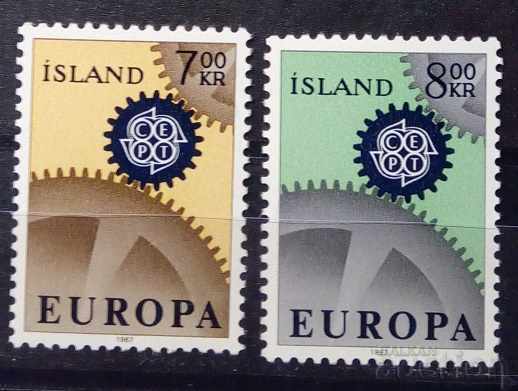 Исландия 1967 Европа CEPT MNH
