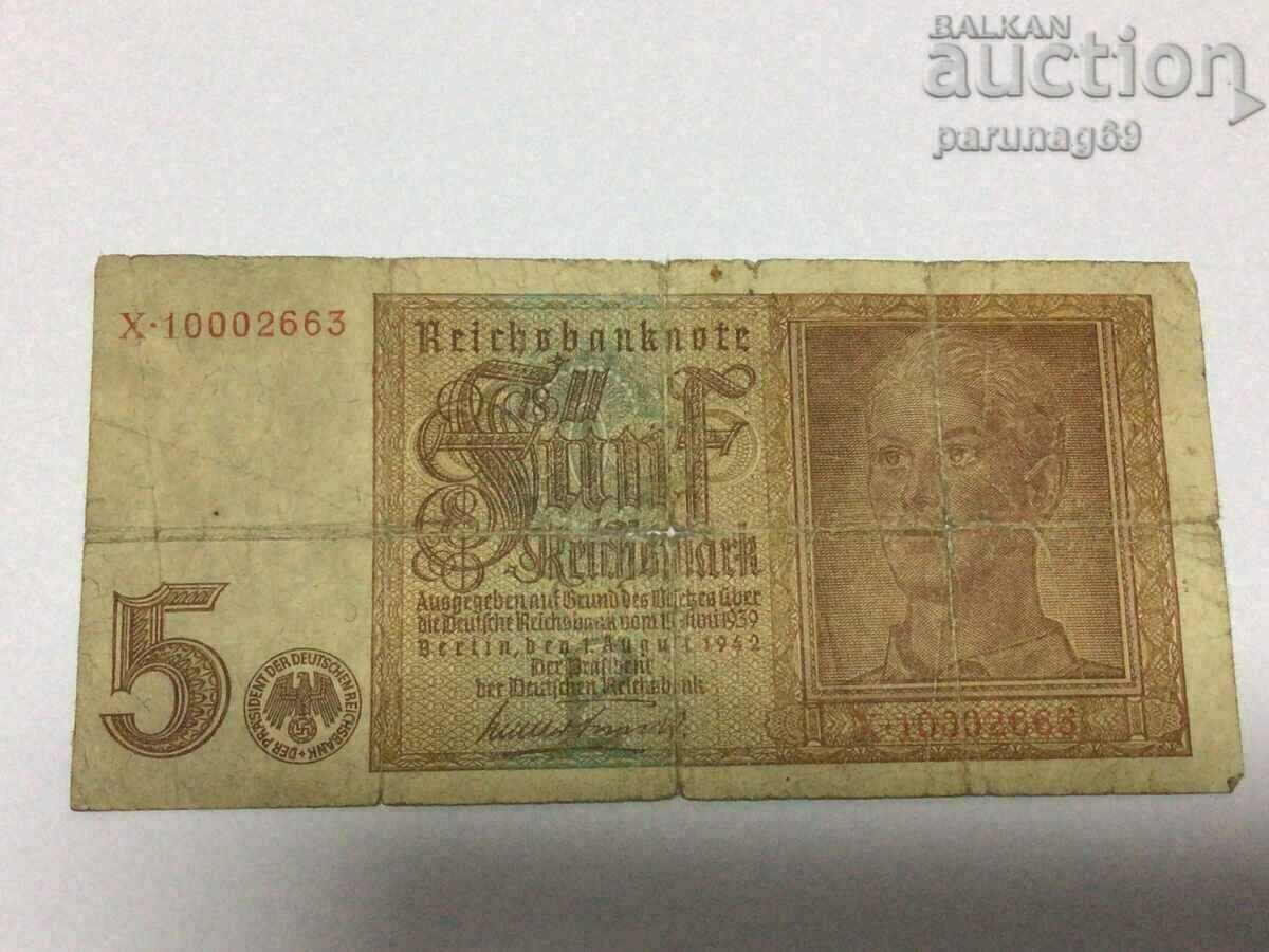 Germania Al Treilea Reich 5 timbre 1942
