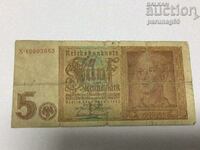 Германия Трети Райх 5 марки 1942 година