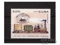 CUBA 2007 170 years of railway transport clean brand