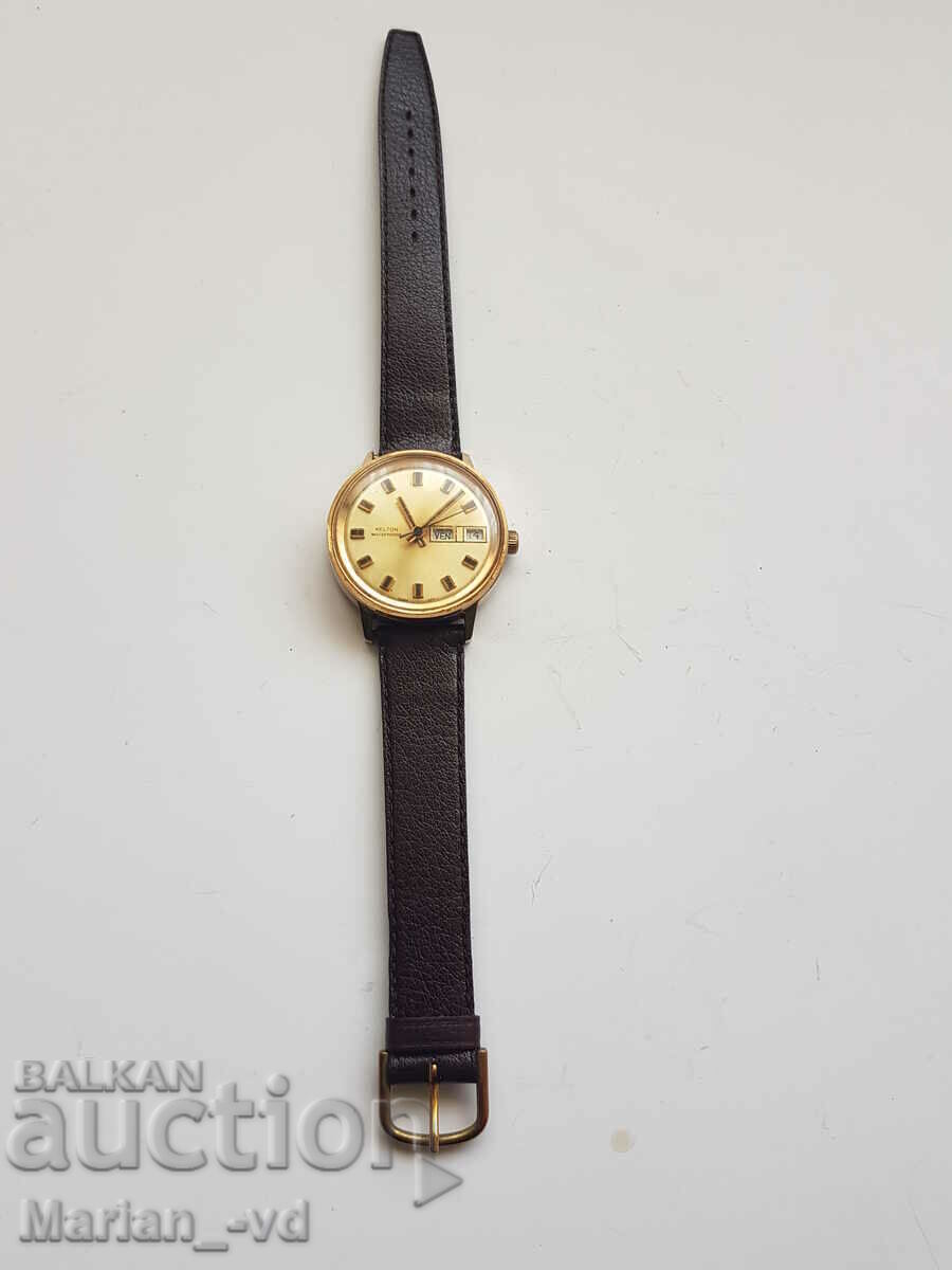 Men's Kelton Mechanical Gold Watch with price 100.00 BGN | € 51.13
