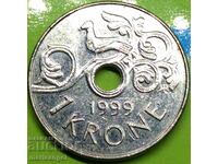 Norway 1 kroner 1999