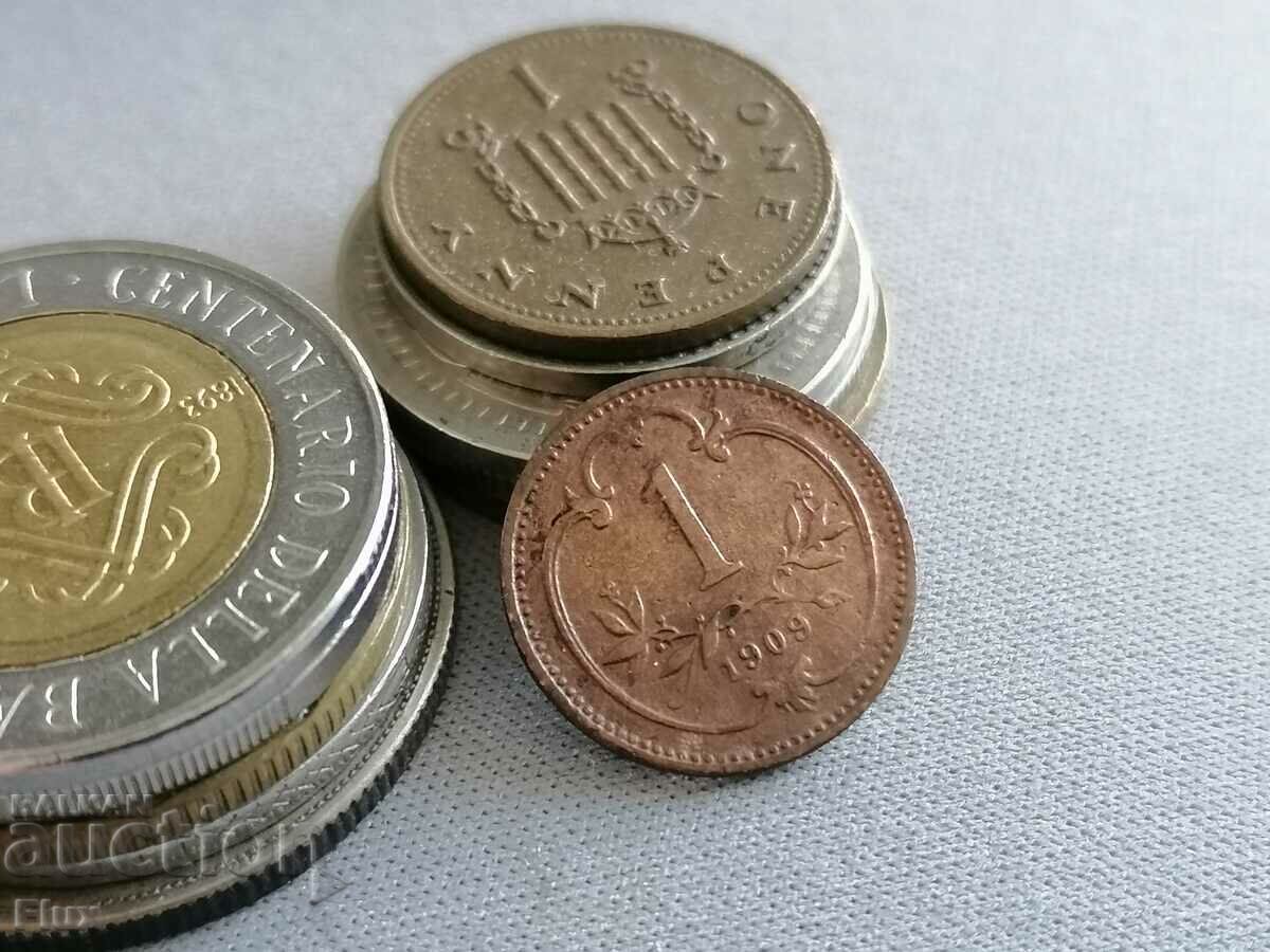 Coin - Austria-Hungary - 1 Heller | 1909