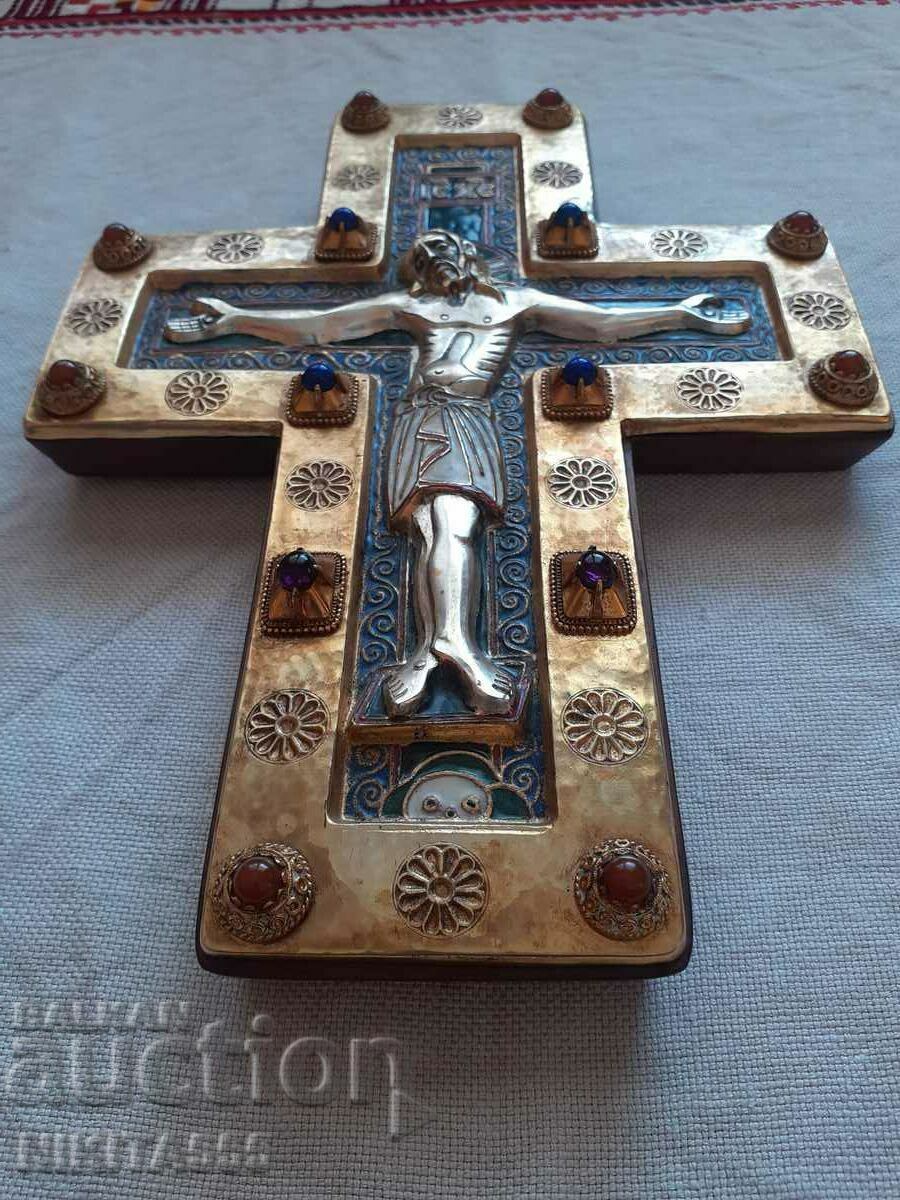 Cruce - Email - Morató - Iisus Hristos cu preț 1330.00 BGN | € 680.02 Cruce - Email - Morató - Iisus Hristos cu preț 1330.00 BGN | € 680.02