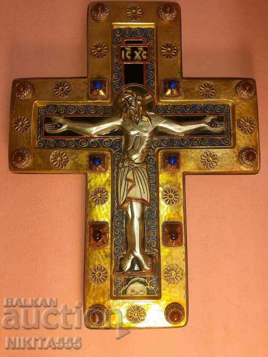Кръст - Емайл - Morató - Исус Христос