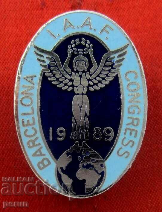 Auction  Barcelona-1989-Congress of the IAAF International Athletics Federation