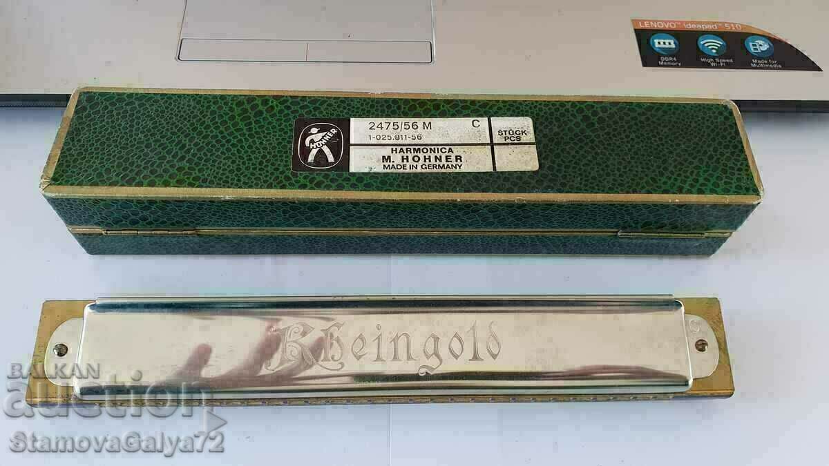 Delivery of Antique German Hohner Rheingold Harmonica Delivery of Antique German Hohner Rheingold Harmonica