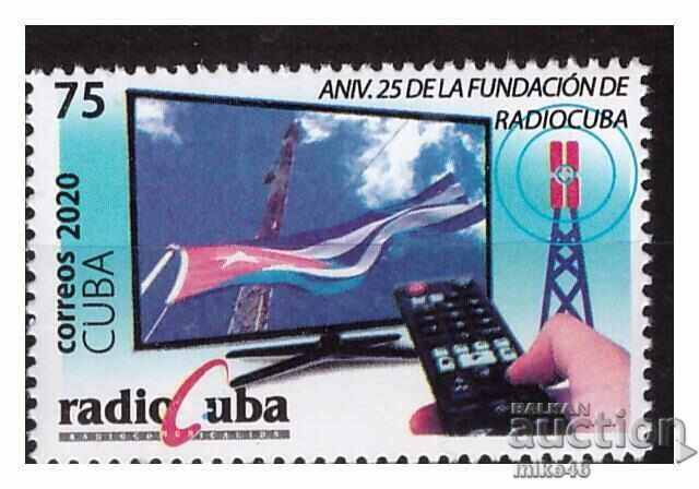 КУБА 2020 Радио Куба 1 чиста марка