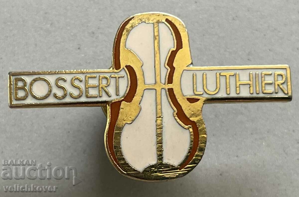 33318 Германия знак фирма лютиери цигулки Bossert емайл