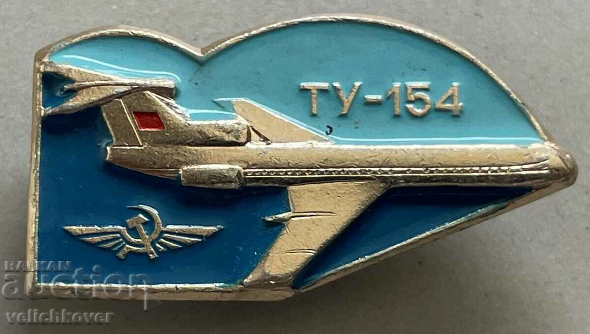 33319 USSR sign aircraft model TU-154