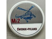 33322 Полша СССР знак хеликоптер модел МИ-2