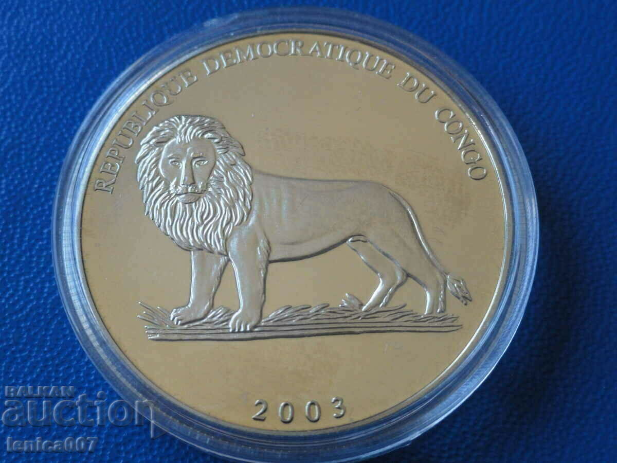 Congo 2003 - 5 francs "Football" with price 35.00 BGN | € 17.90