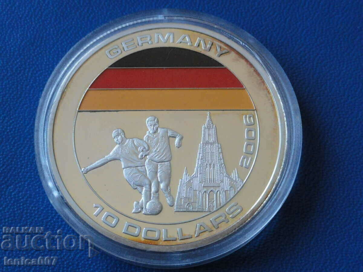 Liberia 2005 - $10 "Football - Germany" - 5 Liberia 2005 - $10 "Football - Germany" - 5