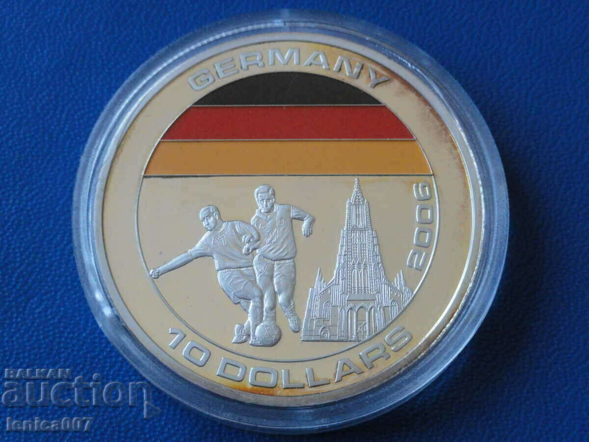 Liberia 2005 - $10 "Football - Germany"
