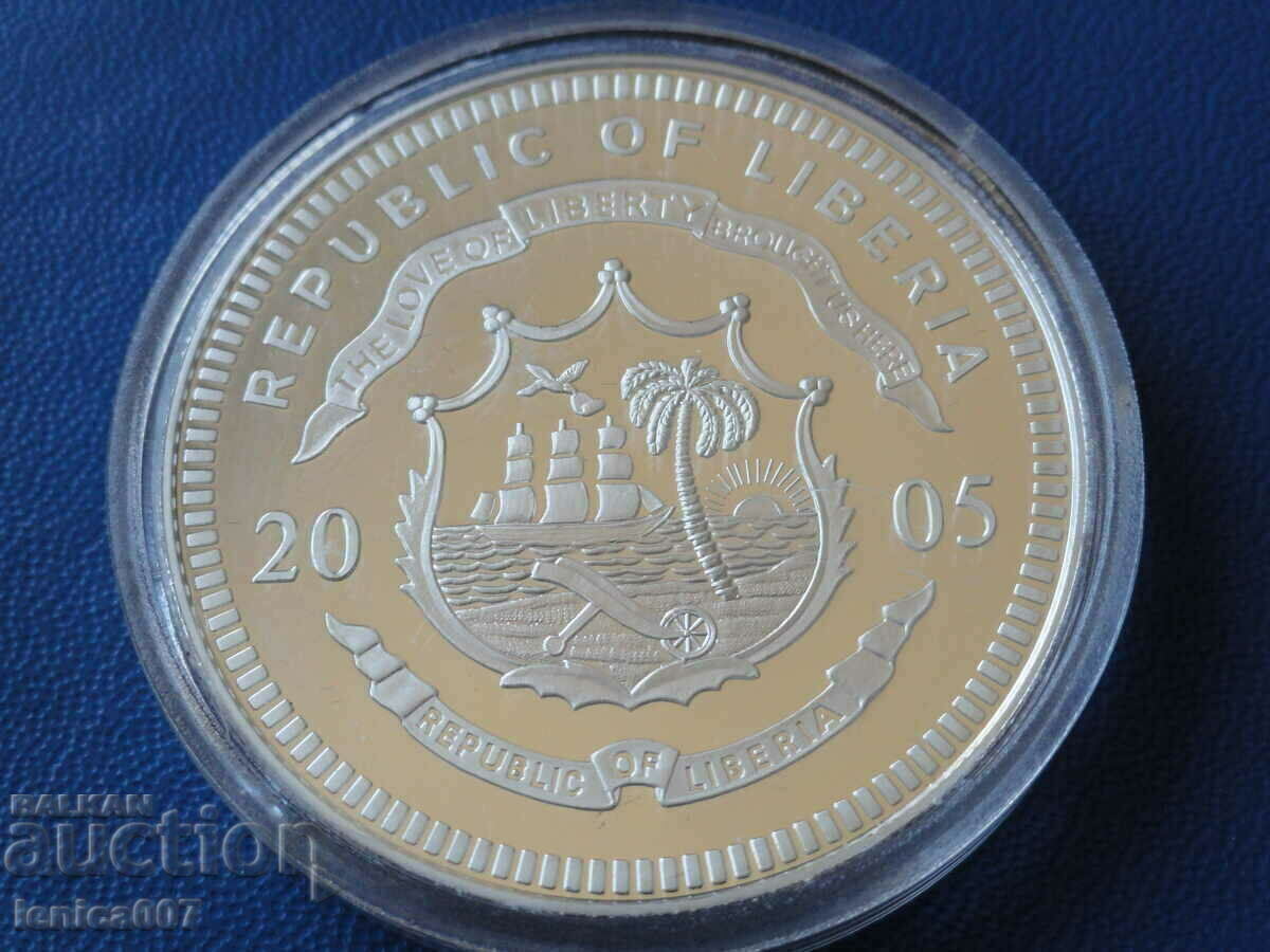 Liberia 2005 - 10 USD "Fotbal - Portugalia" cu preț € 23.00 | 44.98 BGN