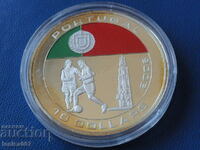 Либерия 2005г. - 10 долара ''Футбол - Португалия''