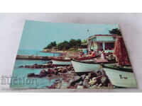 Пощенска картичка Поморие Морската спортна база 1974