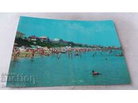 Carte poștală Pomorie Plaja 1974