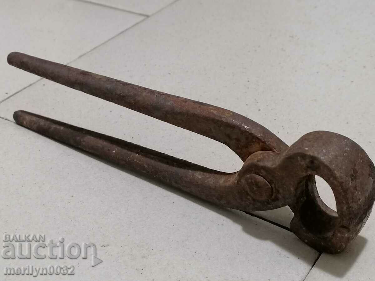 Old forging pliers, wrought iron, wrought iron - 5 Old forging pliers, wrought iron, wrought iron - 5