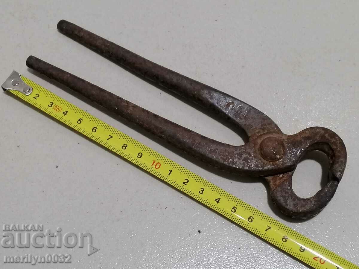 Old forging pliers, wrought iron, wrought iron - 7 Old forging pliers, wrought iron, wrought iron - 7