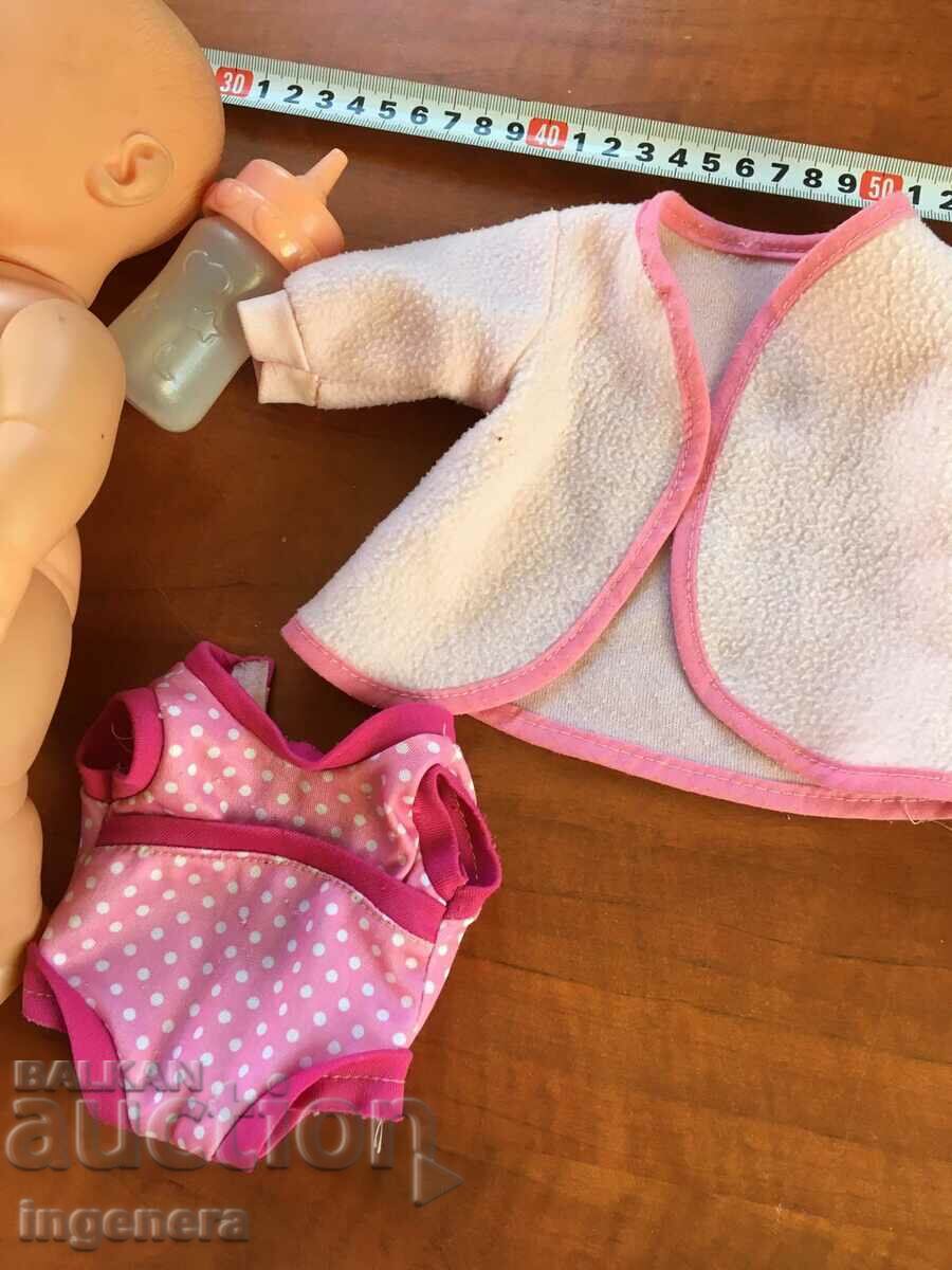 Delivery of DOLL BABY SQUEEZE CRYING LAUGHING AND NOISELY SLEEPING